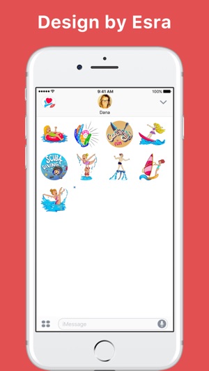 Water Sports stickers by Esra Olmez(圖2)-速報App