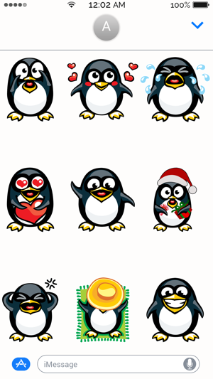 Penguin Emoji Stickers(圖2)-速報App