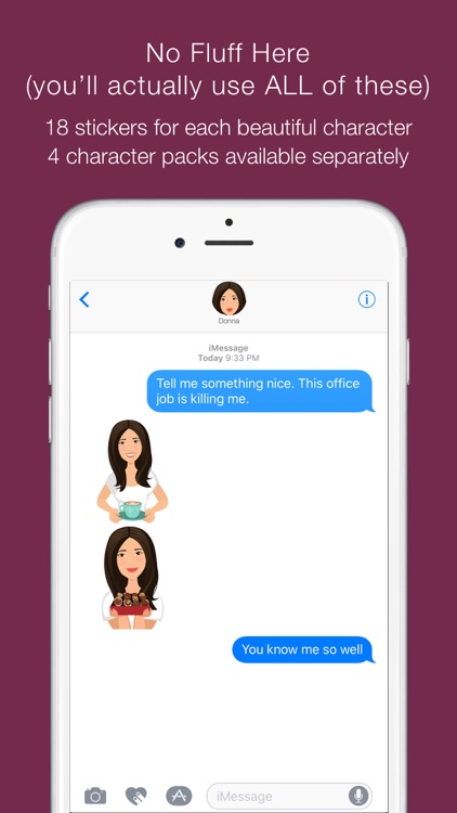 Telle-Donna: Chic stickers for women & girl talk screenshot-4