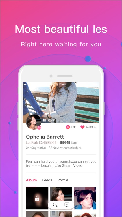 LesPark-lesbian live stream video social network screenshot-4