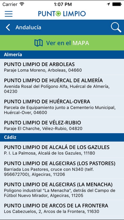 Puntos Limpios