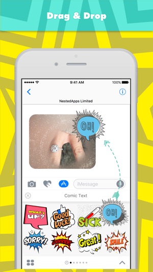 Comic Text stickers by NestedApps Stickers(圖3)-速報App