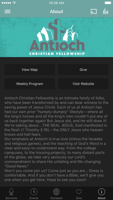 How to cancel & delete Antioch Christian Fellowship from iphone & ipad 3