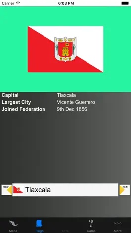 Game screenshot Mexico State Flags and Maps apk