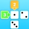 Tap the dices and match the numbers to solve the puzzles