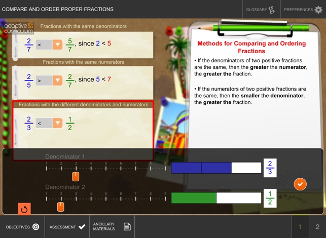 Compare and Order Proper Fractions(圖4)-速報App