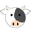 cow ball sticker
