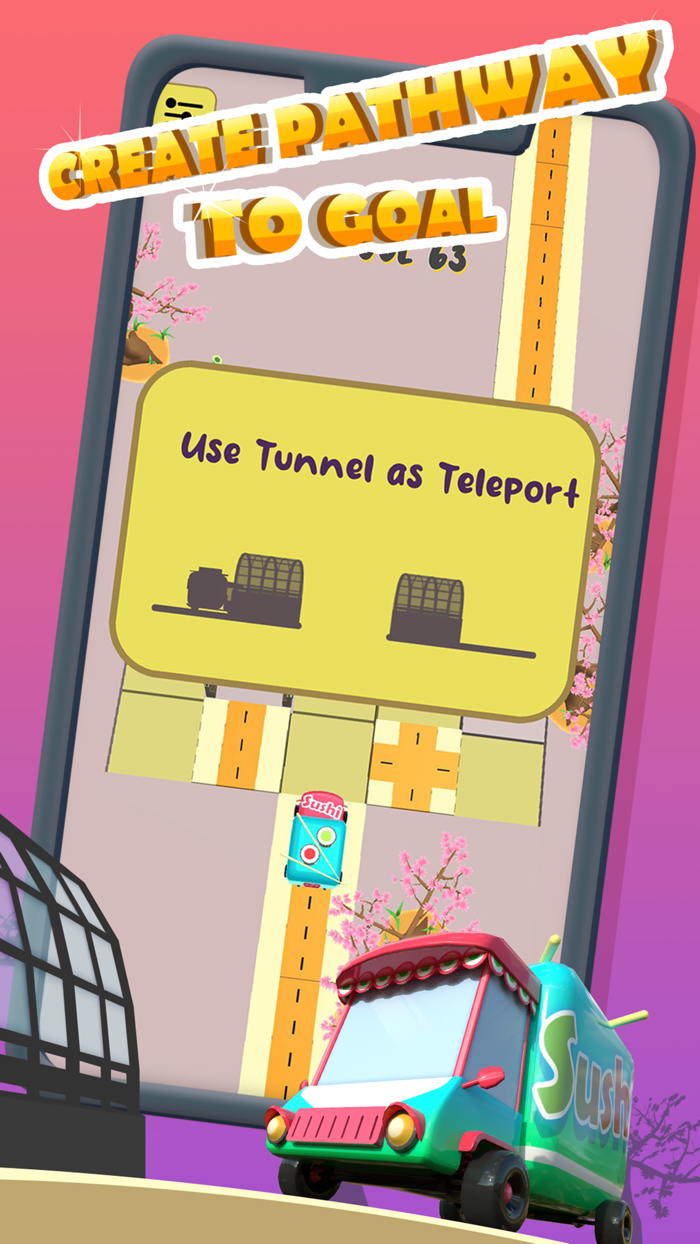 Sushi Truck-Sliding Puzzle 3D