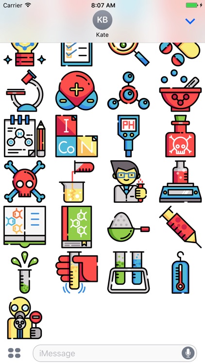 Chemistry Stickers - Sience Emoji screenshot-3