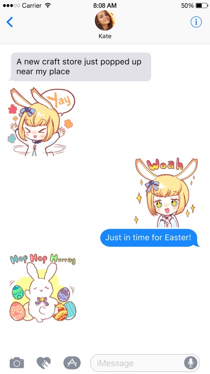 Little Miss Usagi stickers
