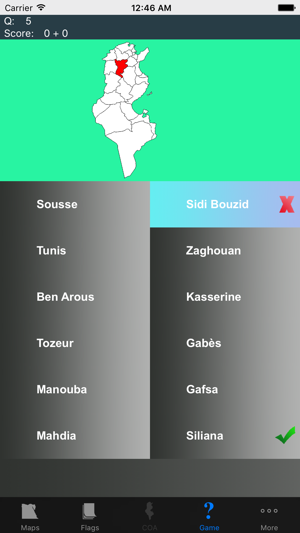 Tunisia State Maps and Capitals(圖5)-速報App