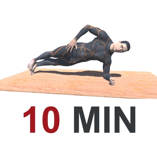 10 Min PLANKS Workout Challenge Free - Tone, Abs Icon