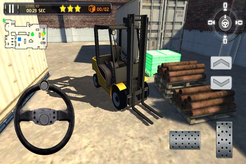3D Forklift Parking Challenge screenshot 3