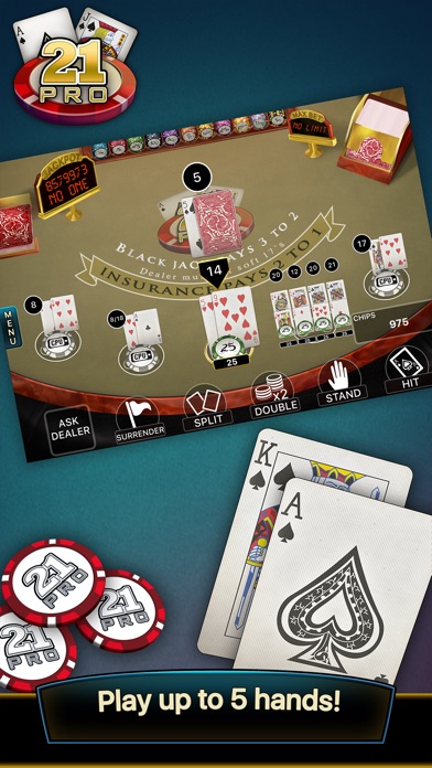 21 PRO: BLACKJACK MULTI-HAND 3.1 IOS CASINO 21 PRO: BLACKJACK MULTI-HAND 3.1 IOS