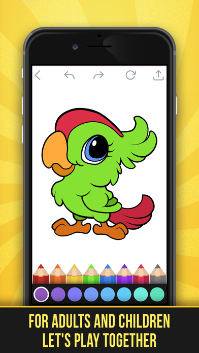 How to cancel & delete Coloring book - Game for kids and children from iphone & ipad 4