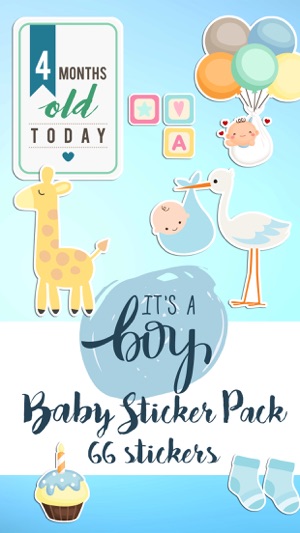 Its A Boy New Baby Sticker Pack(圖1)-速報App