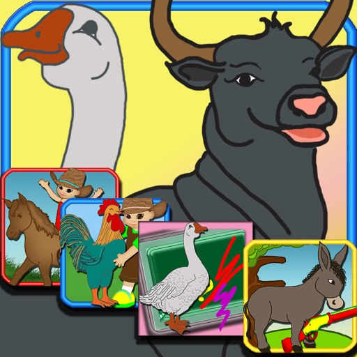 Fun Games With The Farm Animals iOS App
