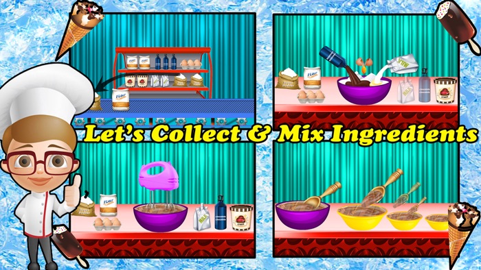 冰淇凌冰棍儿＆酒吧厨师点心烹调