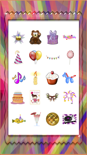 Happy Birthday, Party, Cake & Gifts Stickers(圖2)-速報App