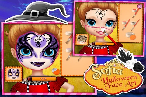 Sofia Halloween Face Art screenshot 2