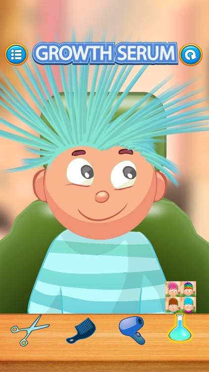 Child game / Cut light blue hair screenshot-4