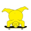 Skate Buddha. Animated Stickers by Andrey Kasay