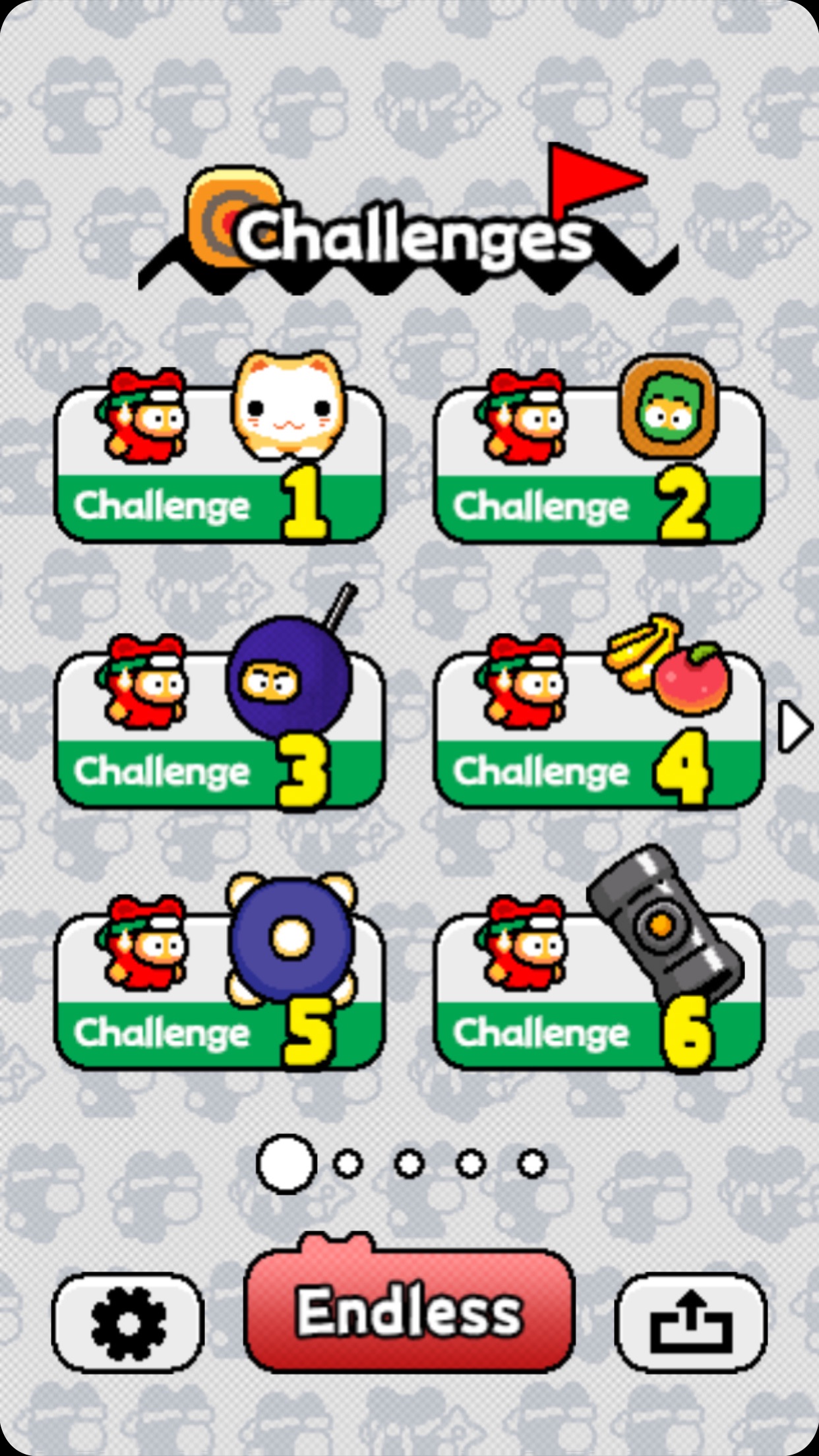 Screenshot do app Ninja Spinki Challenges!!