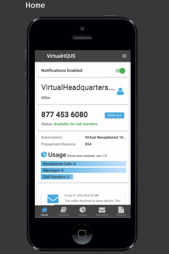 VirtualHQ screenshot 2