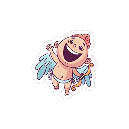 Baby Cupid - Valentine's Day stickers