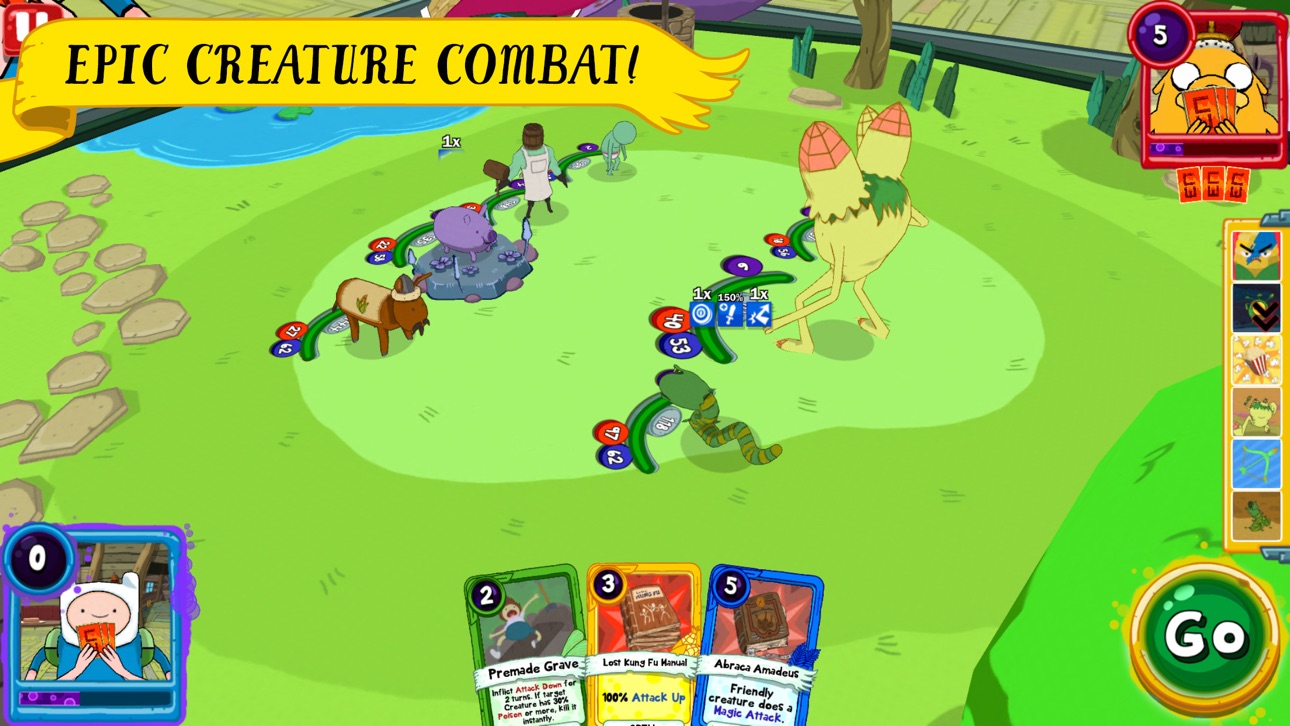 Card Wars Kingdom - Adventure Time Hack screenshot 2 - iOS game interface
