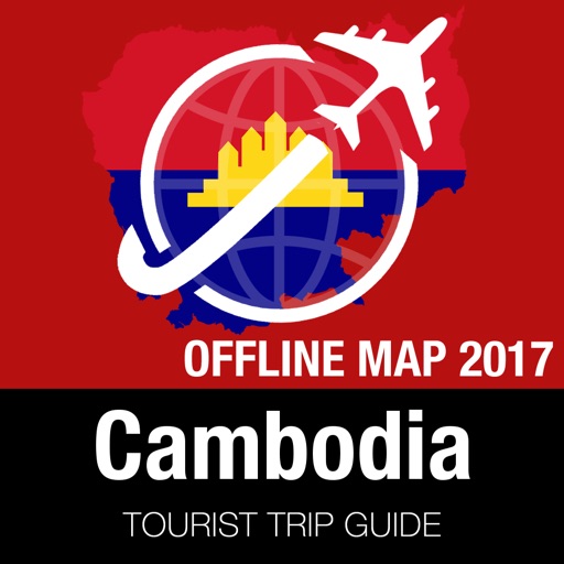 Cambodia Tourist Guide + Offline Map icon
