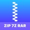 Zipmaster, an app for ZIP and RAR file management on iPhone/iPad, it quickly manages the decompression and compression of compressed packages and files and folders, 