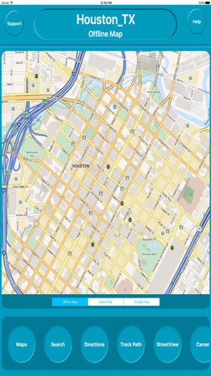 Houston TX  Offline City Maps Navigation(圖1)-速報App
