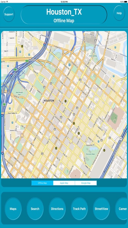 Houston TX  Offline City Maps Navigation