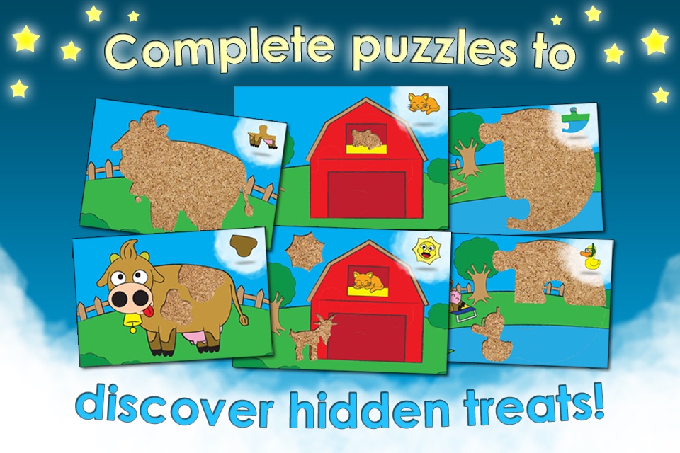 Farm Games Animal Puzzles for Kids Toddler Apps screenshot 3