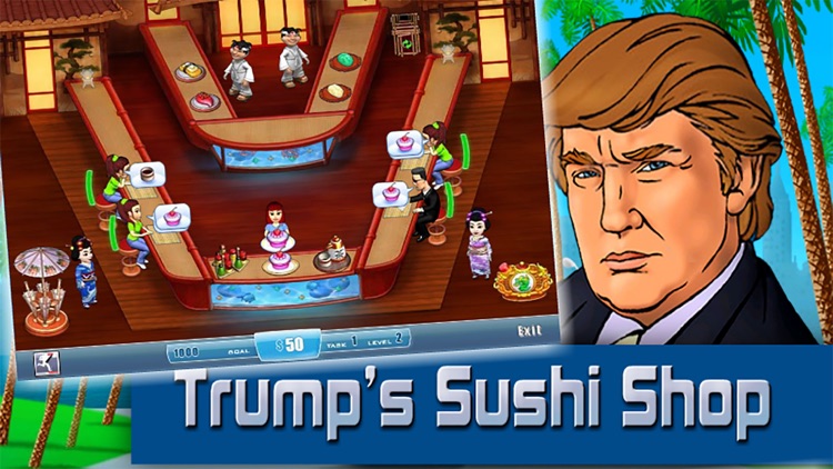 Trump's Sushi Shop - Time Managemet Simulator Game