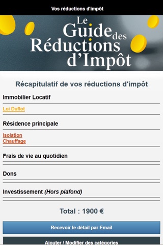 Le guide des réductions d'impôt screenshot 4