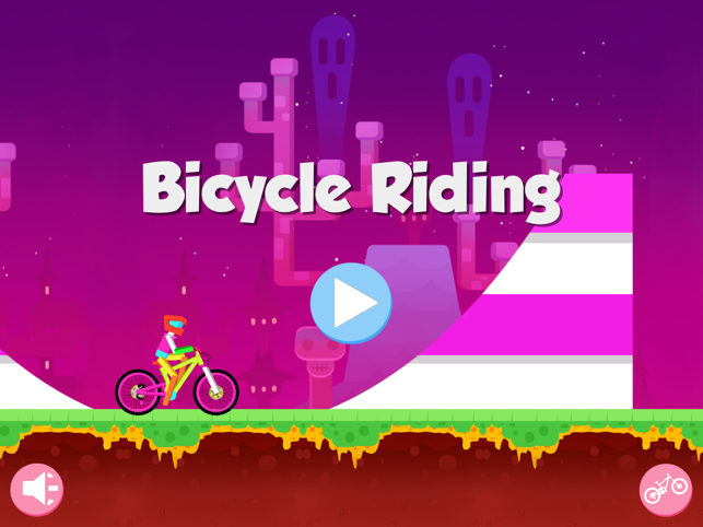 Bicycle Riding - mountain bike racing games, game for IOS