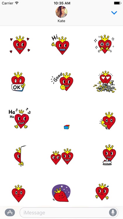Animated Heart Emoji Stickers