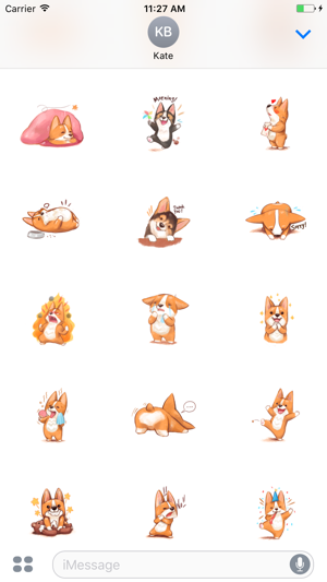 Cute Corgi Animated Sticker(圖3)-速報App