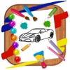 Icon HandPaint Cars - Cars coloring book for toddlers