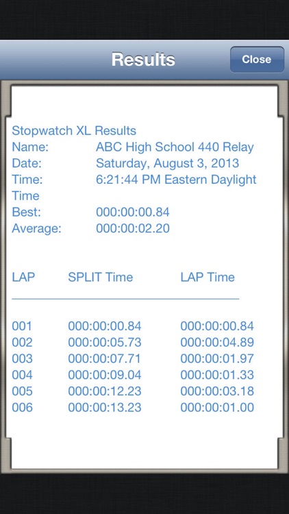 Stopwatch XL screenshot-4