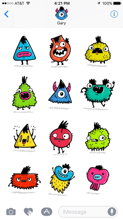 Silly Monsters Stickers