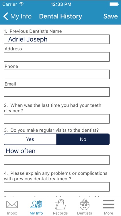My Dental Files - Secure Dental Records