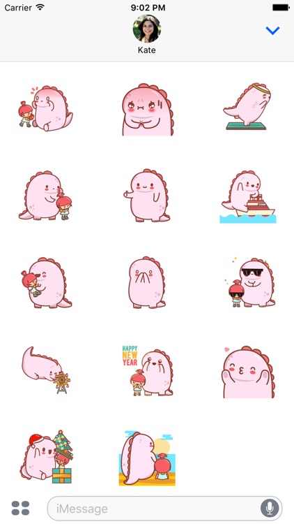 Little Dragon Animated Emoji Stickers