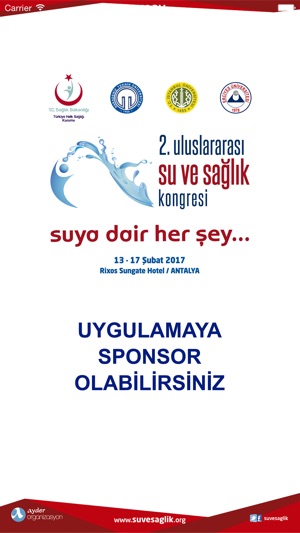 Su ve Sağlık Kongresi 2017(圖2)-速報App