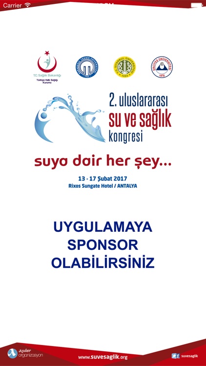 Su ve Sağlık Kongresi 2017