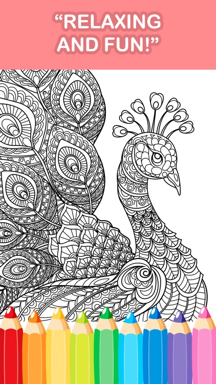 Adult Coloring Book - Free Mandala Color Therapy & screenshot-3