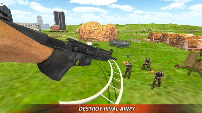 Roller Coaster Army Commando Battle: Shooting Game(圖2)-速報App