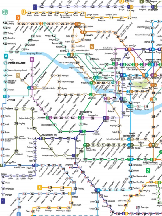 Subway Korea Metro Rail Train Buses Maps Routes